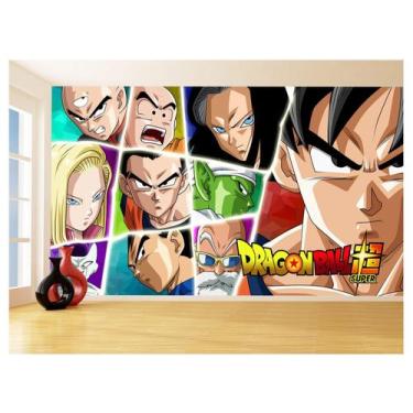 Imagem de Papel De Parede 3D Dragon Ball Goku Vegeta Anime 3,5M Dbz10 - Você Dec