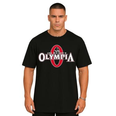 Imagem de Camiseta Oversized Mr Olympia Streetwear Algodão Estilo Urbano Academia Treino-Masculino