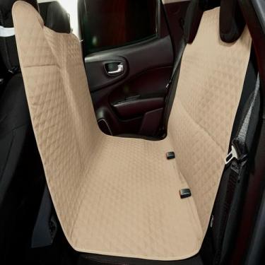 Imagem de Kit 3 peças Protetor de Banco Veicular Dianteiro e Traseiro Impermeável Universal (Avelã)