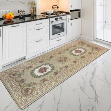 Imagem de 2 Tapete Cozinha Passadeira Antiderrapante 70X180 Tu M01 Bg - Idealiza