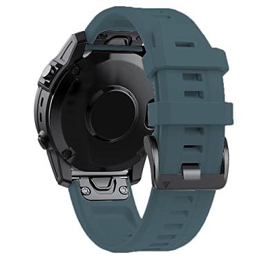 Imagem de ANZOAT Pulseira de relógio inteligente Fenix 7 7X para Garmin Fenix 6 6X Pro 5 5X Plus Epix 935 de ajuste rápido para Garmin Fenix 6 6X Pro (F, para Fenix 5X Plus 6X Pro)