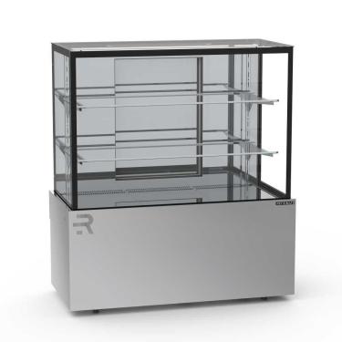 Imagem de Vitrine Confeitaria Refrigerada Vanguard Top 1,10 Metros Inox Cvtr1100 220V Refrimate