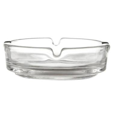 Imagem de Cinzeiro de Vidro Redondo Denver Decoração Casa Restaurante Bar Resist