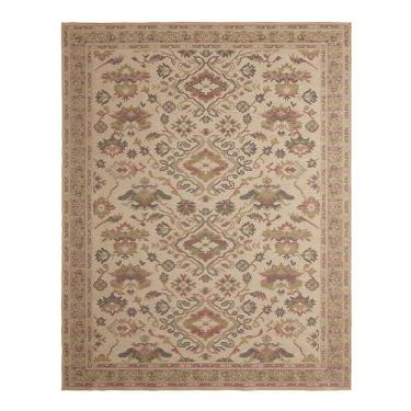 Imagem de Tapete Para Sala Funcional Medalhao 72 Bege 2,00x2,50m