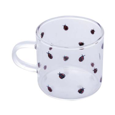 Imagem de Xícara De Vidro Borossilicato Lyor Ladybug 125ml
