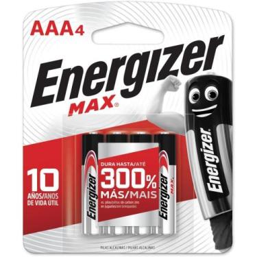 Imagem de Pilha Alcalina Palito AAA Energizer MAX BL.C/04