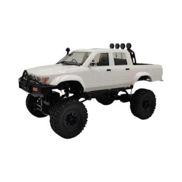 Imagem de Carro RC WPL C64-1 Escala 1:16 2.4G 4WD Com Controle Remoto, Luz LED, 