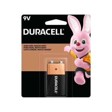 Imagem de Bateria Alcalina 9V Blister com 1 Duracell MN1604B1