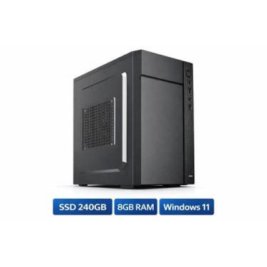 Imagem de Computador Intel Core i3 8GB SSD 240GB Windows 11 Rápido Para Trabalho