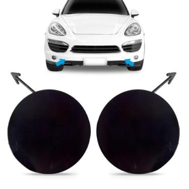 Imagem de Tampa reboque parachoque dianteiro cayenne 2011 2012 2013 2014 primer 