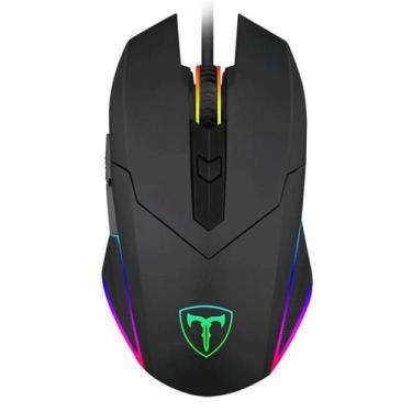 Imagem de Mouse T-Dagger Lance Corporal Gaming com Fio / 3200 Dpi - Preto (TTGM1