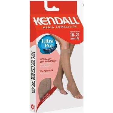 Imagem de Meia Kendall 3/4 Média Compressão sem Ponteira (18-21 mmhg) - Cor: Mel