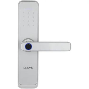 Imagem de Fechadura Digital Com Biometria, Elsys,esf-de4000b, Prata
