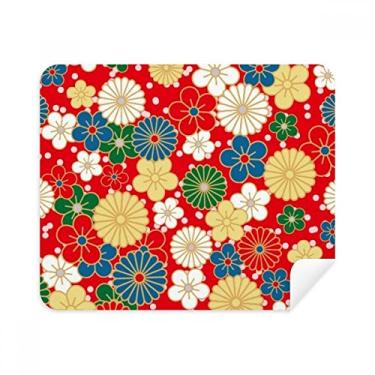 Imagem de Pano de limpeza de tela Art Sakura Flowers japonês estilo japonês 2 peças tecido de camurça