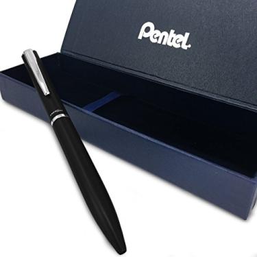 Imagem de Pentel Energel Philography - Boxed Deluxe Retractable Rollerball Pen - Black