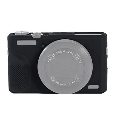Imagem de HONGYAN capa da câmera Case de proteção de silicone suave para Canon PowerShot G7 x Mark III / G7X III / G7X3 acessórios para câmera