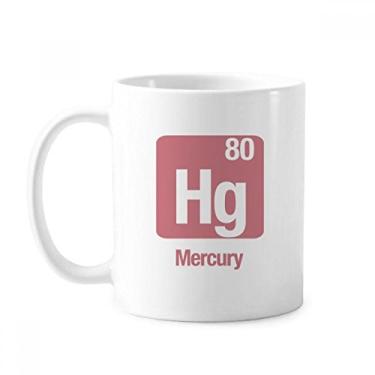 Imagem de Hg Chemical Element Caneca cerâmica cerâmica xícara de café porcelana louça