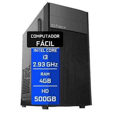 Imagem de Computador Fácil Intel Core I3 DDR3 2.93Ghz 4GB HD 500GB