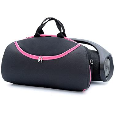 Imagem de Case Bolsa Capa Protetora Jbl Boombox Detalhe Rosa Feminino