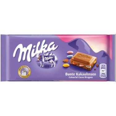 Imagem de Chocolate Milka Bunte - Confeitos Coloridos De Cacau 100G
