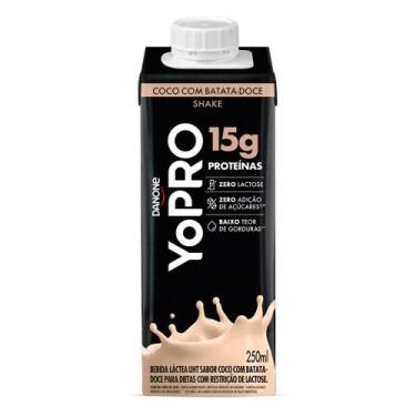 Imagem de Yopro Bebida Láctea Uht Coco Com Batata-Doce 15G De Proteínas 250ml -