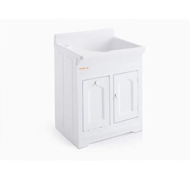 Imagem de Tanque de Fibra Gabinete com Tulha 50 Litros Branco - Stilofibras