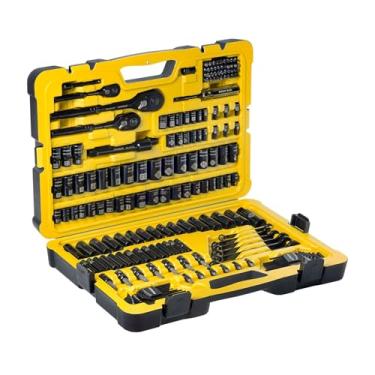 Imagem de Stanley Jogo de Ferramentas Mecânicas com Maleta Organizadora, Acompanha Soquetes com Diversas Cabeças, com Acabamento Cromado, Modelo STMT71662, 183 Peças