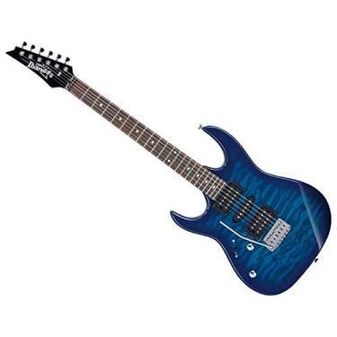 Imagem de Ibanez Gio GRX70QAL canhoto - Explosão azul transparente