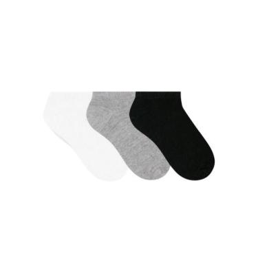 Imagem de 3 Pares De Meias Esportiva Selene Sapatilha Punho Elástico Conforto, M