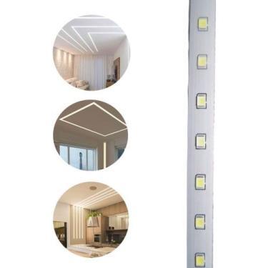 Imagem de Fita de LED Branco Frio Iluminaçao Decoraçao Sanca Teto Gesso Rebaixad