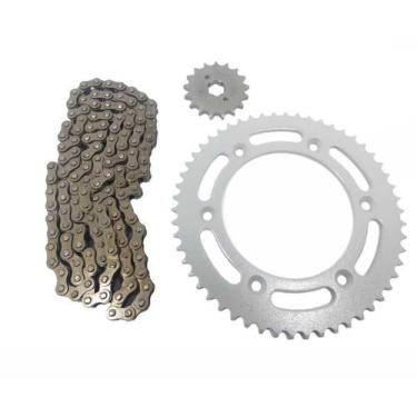 Imagem de Kit Relação (Transmissão) Ybr125 2000 A 2002 (1045) - Geral