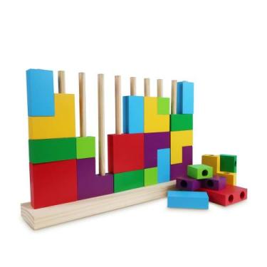 Imagem de Jogo Infantil de Encaixe Tetris - Eita Casa Perfeita