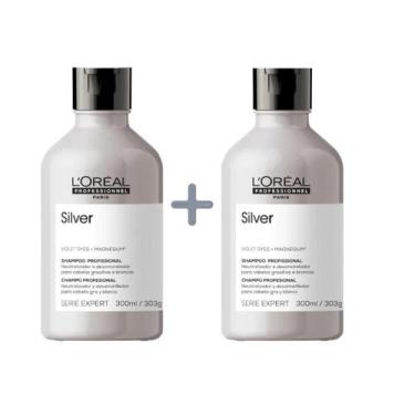 Imagem de Kit C/2 LOréal Silver Shampoo 300ml - L'Oréal