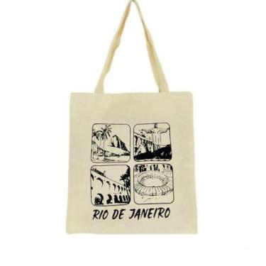 Imagem de Bolsa Ecobag 100% algodão MARAVILHAS DO RIO - CARIOCA MAIS