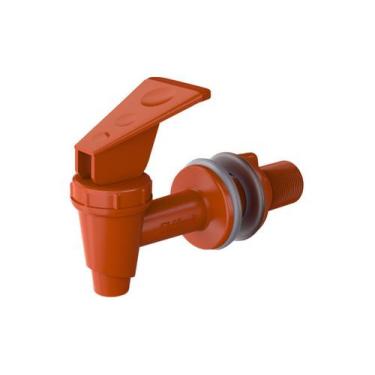 Imagem de Torneira Para Filtro De Barro De Água Simples Marrom - CERAMICA STEFAN