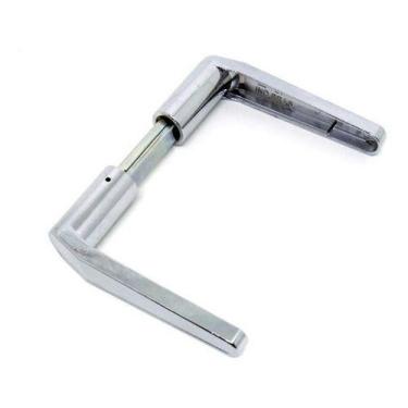 Imagem de Maçaneta Para Porta De Casa Universal Cromado Modelo Alavanca - Stam