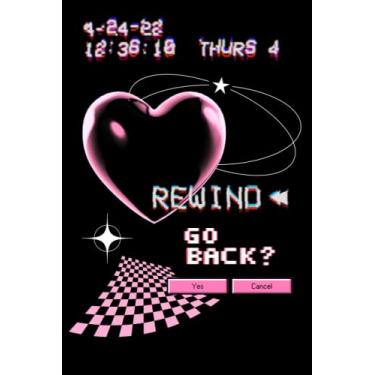 Imagem de Retro Aesthetic Computer BLACKPINK Y2K "Go Back?" Daily Journal 6x9in Paperback 120 PAGES Lined