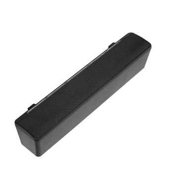 Imagem de Usb Com Fio Estéreo Soundbar Leitor de Música Baixo Surround Caixa de Som 3.5mm Entrada Pc Celulares Portátil Preto (Preto)