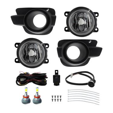 Imagem de Kit Farol de Milha Neblina Renault Kwid Todos Com Molduras + Kit Xenon 6000K / 8000K ou Kit Lâmpada Super LED 6000K