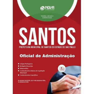 Imagem de Apostila Prefeitura de Santos - SP - Oficial de Administração - Nova C