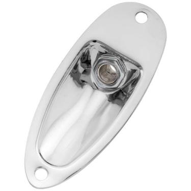 Imagem de Jack Plate Estilo Canoa Stratocaster Com Conector P10 Mono - Thida