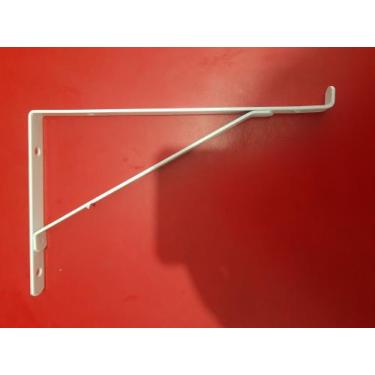 Imagem de Cantoneira Mão Francesa Bico Virado - Uso em Vidro - Lotus, 20cm