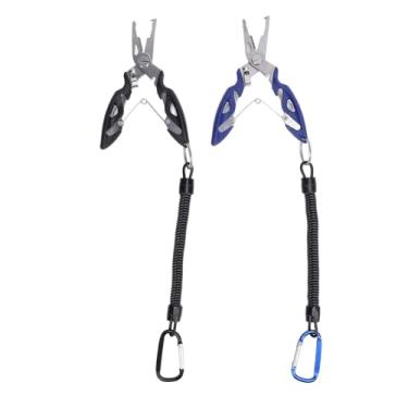 Imagem de 2pcs Peladores de Pesca Aço Inoxidável Aço Multifuncional Removedor de Ganchos Cutter Cutter Split Loop Braid Scissors Alicates Equipamentos de Pesca para Homens Ferramenta