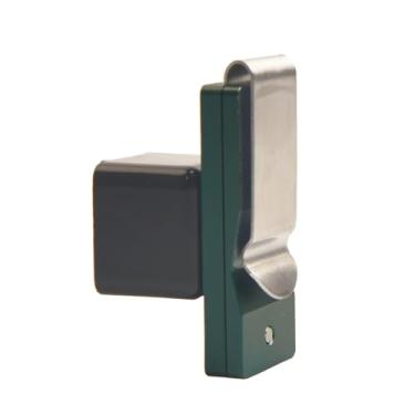 Imagem de LAKE OF FIRE Suporte de giz de bilhar para bilhar, suporte de giz para taco de sinuca com clipe magnético para cinto acessórios de bilhar (verde)