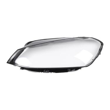 Imagem de Hihaha Capa de lente de farol tampa de lente transparente para farol Nº 5GM941005 para VW Golf 7 2014-2017 preta, peça transparente 1 peça dianteira esquerda carro