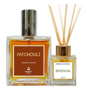 Imagem de Kit Perfume Feminino Patchouli 100Ml + Difusor 100Ml - Essência Do Bra