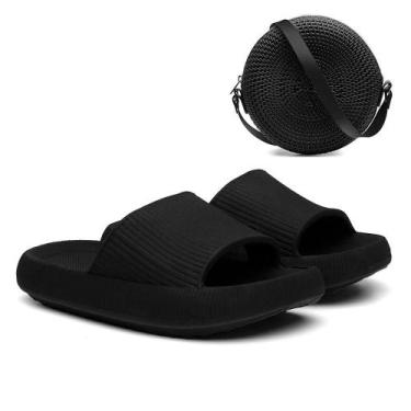 Imagem de Kit Chinelo Nuvem Feminino + Bolsa Quebek Casual Moderna - Valentina K