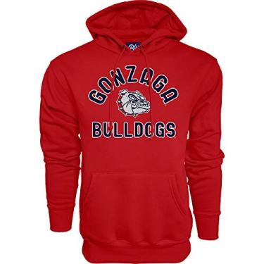 Imagem de Blue 84 Moletom com capuz masculino NCAA Gonzaga Bulldogs cor secundária, Gonzaga Bulldogs vermelho, grande (MHS_GILFORD_ALT)