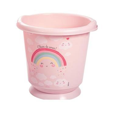 Imagem de Banheira Sensitive 17,2 Lts Infantil Ofurô De Bebê Plasútil (Arco-Íris)