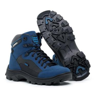 Imagem de Bota Coturno Adventure Masculina Cano Curto Sola Tratorada Antiderrapa